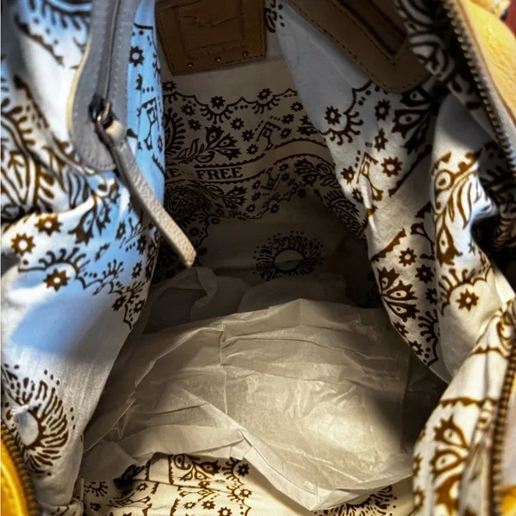 AUTHENTIC NWT We The Free EMERSON TOTE Italian Straw Free People - Picture 5 of 6